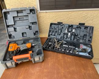 Super Hand Tool Set And Rigid Air Nail Gun