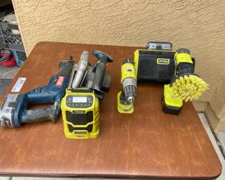 Ryobi Drills, Saws, And Sounds