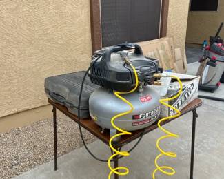 Air Compressor, Air Nail Guns, And Framing Nails