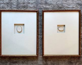 Pair Of Framed Intaglios