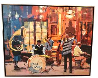 Rhythms Of The Night Large Canvas Giclee