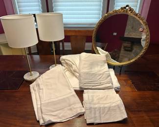 YVES DELORME Queen Bed Linens