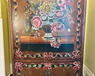 Painted ArmoireEntertainment Unit