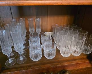 France Cristal d'Arques CRYSTAL Set of glassware. 24% full lead 