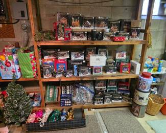 Christmas village houses. 