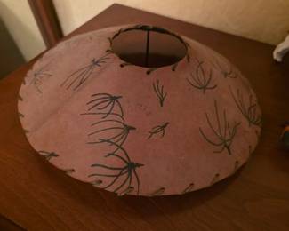 Vintage 1950's Mid Century Modern Fiberglass Lamp shade only, by Frederic Weinberg, can't locate lamp.