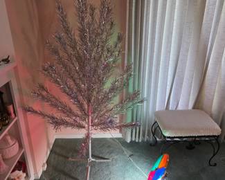 6 Foot Aluminum Christmas Tree. Aluminum Specialty Co. With original box.