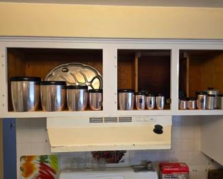 vintage nesting canister set