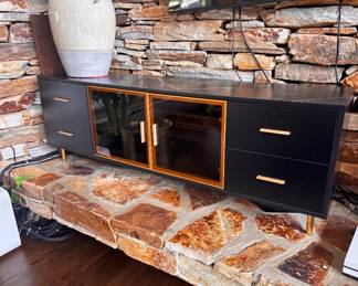 Entertainment center credenza