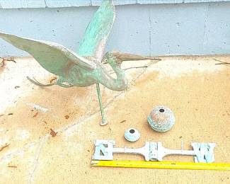 Stork Outdoor Weather Vane