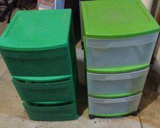 Green Storage Drawers