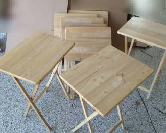 TV Tray Table Set