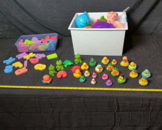 Assorted Bath And Plastic Toys