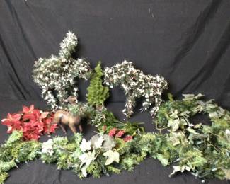 Holiday Figures, Garland Greenery And More