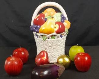 Retro 90s Fruit Cookie Jar