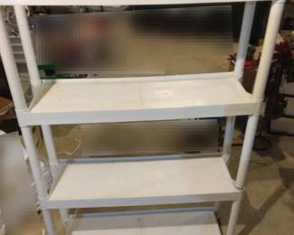 Plastic 4 Tier Shelf Storage