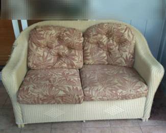 Wicker Loveseat