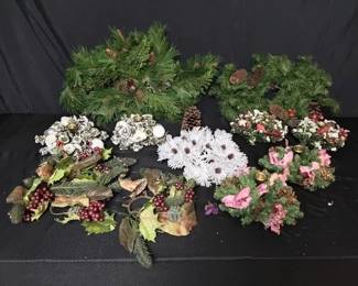 Christmas Table Top Candle Swag