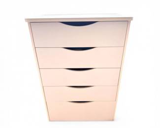 75 ModernWhite5DrawerTallboyDresserChest