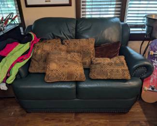 Leather Loveseat