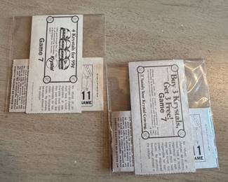 	#67	KW	Authentic vintage Alabama “Roll Tide” 45th Sugar Bowl ticket with medallion pendant necklace	 $ 200.00 																							