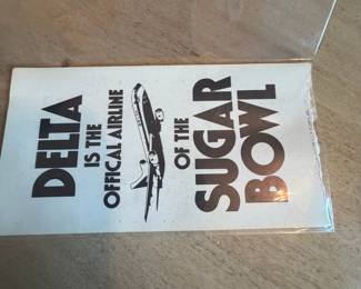 	#67	KW	Authentic vintage Alabama “Roll Tide” 45th Sugar Bowl ticket with medallion pendant necklace	 $ 200.00 																							