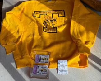 	#79	KW	Georgia Tech vintage crewneck sweatshirt XL (46–48) with 1979 Alabama vs Georgia Tech ticket stubs lot (5 pieces)	 $ 50.00 																							