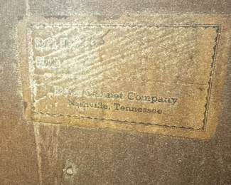 	#86	RA	Painted wood chest of drawers, Davis Cabinet Co. (Nashville, TN), (7) drawers, as-is paint (36W x 20D x 48.5H)	 $ 55.00 																							