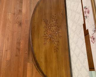 	#26		Half-moon entryway table (36 x 12 x 29.5)	 $ 65.00 																							