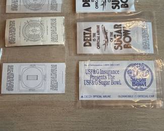 	#70	KW	Authentic vintage Iron Bowl Alabama vs Auburn “First Time Ever” Jordan-Hare Stadium full unused ticket (12-2-1989)	 $ 85.00 																							