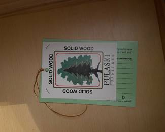 	#13		Pulaski wood media chest on casters (5 drawers, 1 shelf, as-is finish, 42 x 24 x 26.5)	 $ 75.00 																							 	#14		Samsung 55" JU6700 curved Smart 4K UHD TV	 $ 175.00 																							