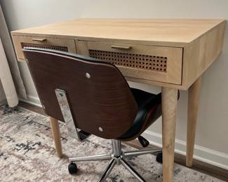 Desk $150 Rolling office chair $60