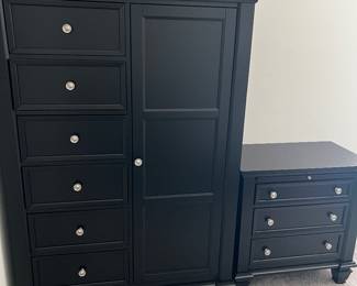 Chest of drawers $300 Matching night stands $150