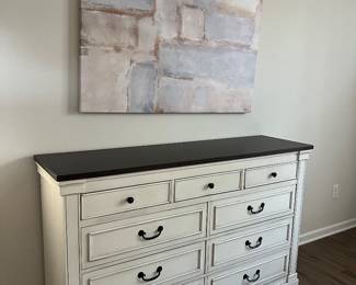Canvas painting $55 Dresser $375