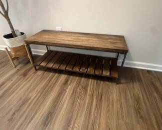 Bench with underneath storage $125 There are 2 of these, exactly the same