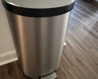 Stainless trash can $45