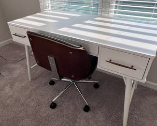 White desk $150 Desk chair $60