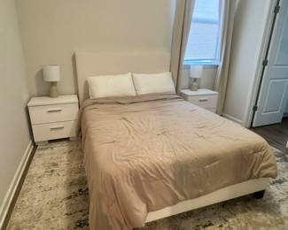 Full size bed with mattress set $300