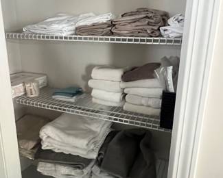 Linens to be priced at the sale 