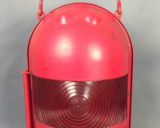 Vintage Rhewum Blitz Railroad Lantern, Made In Germany, Circa 1930s, Approx 10" x 7.5"