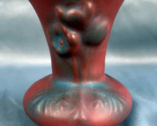 Van Briggle Pottery Mulberry Anemone Vase, Approx 4.75” Tall 