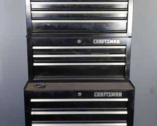 Craftsman 3 Piece Rolling, Locking Tool Chest, Model 706.651301, Total Approx Measurements 65.25" x 27" x 18"