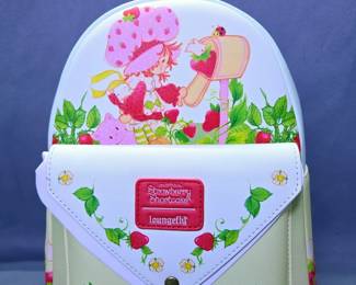 The World Of Strawberry Shortcake Loungefly Mini Backpack, New