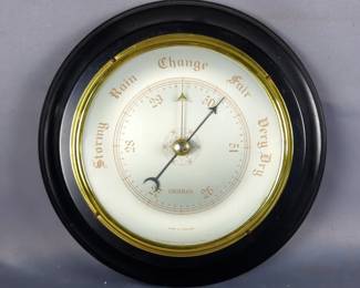 Orbros Barometer, Made In England, Approx 10"