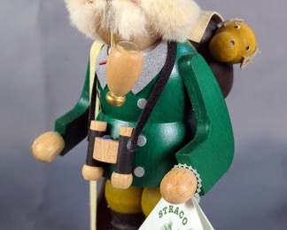 StracoLand Wooden German Forester Incense Smoker, 8"