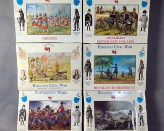A Call To Arms 1/32 Historical Model Figures, Napoleonic Wars, And English Civil War, Qty 6 