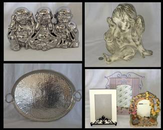 Little Monkeys, Angel, Large Metal Tray and Picture Frames 