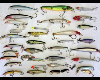 Small Sample of the Fishing Lures Available