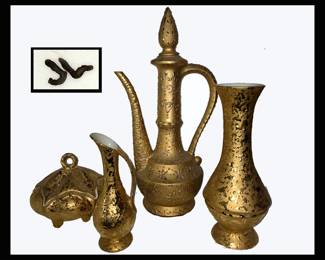 Weeping Gold Style Pottery