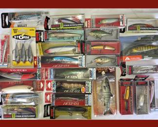 Small Sample of the Fishing Lures Available